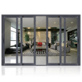 Portes en verre décoratif de conception française intérieure en aluminium de conception française